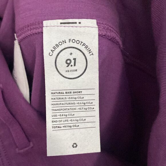 NWT- ALLBIRDS-natural bike short- Lux purple- Size Small - Picture 11 of 12